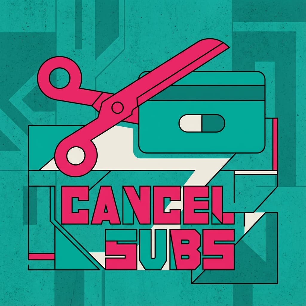Canceling unused subscriptions to save money and reduce bills